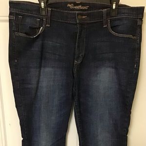 Old Navy Sweetheart Bootcut Jeans. Size 16 Short.